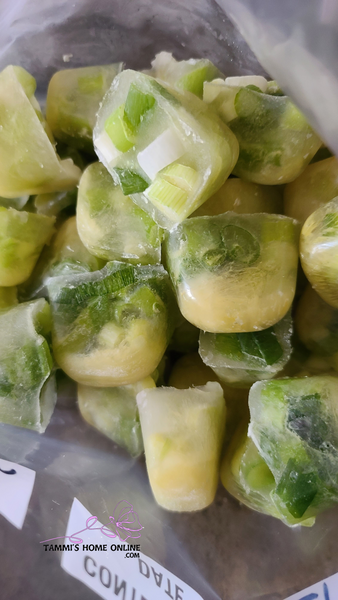 Freezing Green Onions